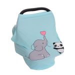 PPOGOO Nursing Cover for Breastfeeding Super Soft Multi Use for Baby Car Seat Covers Canopy Shopping Cart Cover Scarf Light Blanket Stroller Cover
